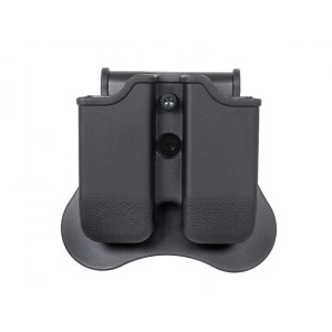 G17/G19/ACP Airsoft Double Mag Pouch Series - Black [Amomax]